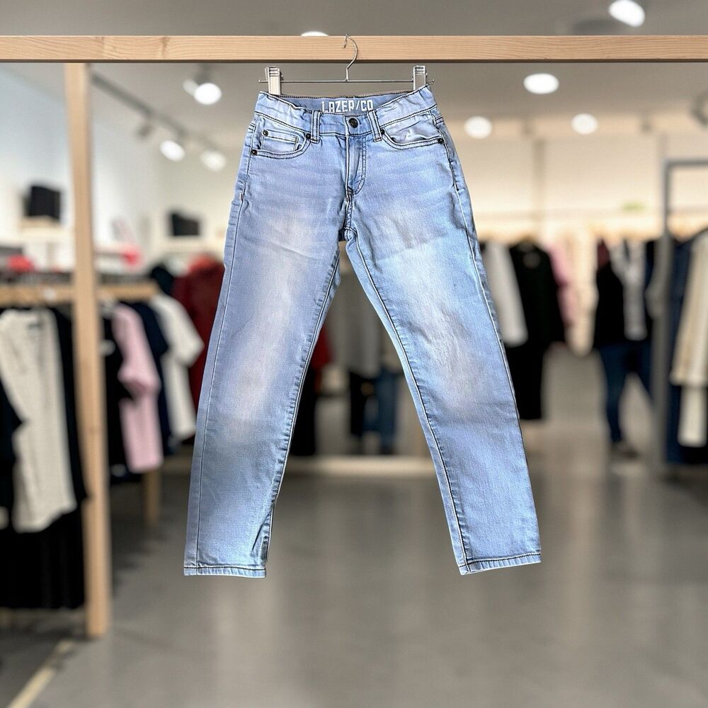 Lazer Ultra Flex 5 Pkt Slim Straight Knit Denim Size 8 Boys